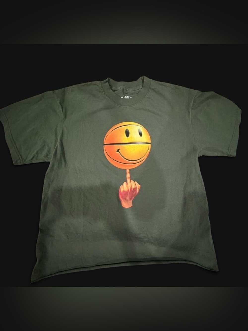 Market Smiley Basketball Graphic